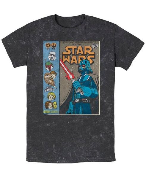 Men's Star Wars About Face Short Sleeve Mineral Wash T-shirt