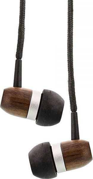 Наушники деревянные InLine Woodin-ear 8 мм