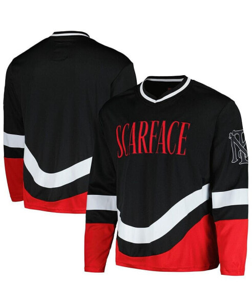 Men's and Women's Black Scarface Hockey Jersey