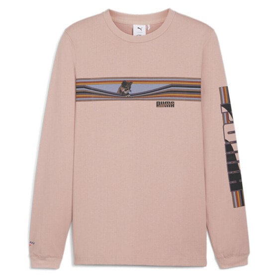 Puma X Noah Graphic Sweatshirt Mens Pink 62386263