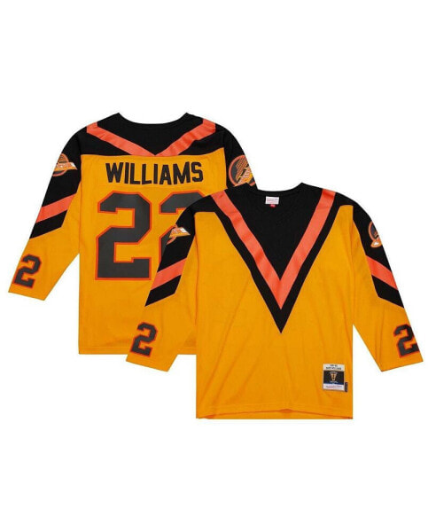 Men's Dave Williams Yellow Vancouver Canucks Men's 1981/82 Blue Line Player Jersey