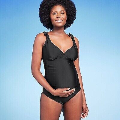 Tie Strap One Piece Maternity Swimsuit - Isabel Maternity by Ingrid & Isabel