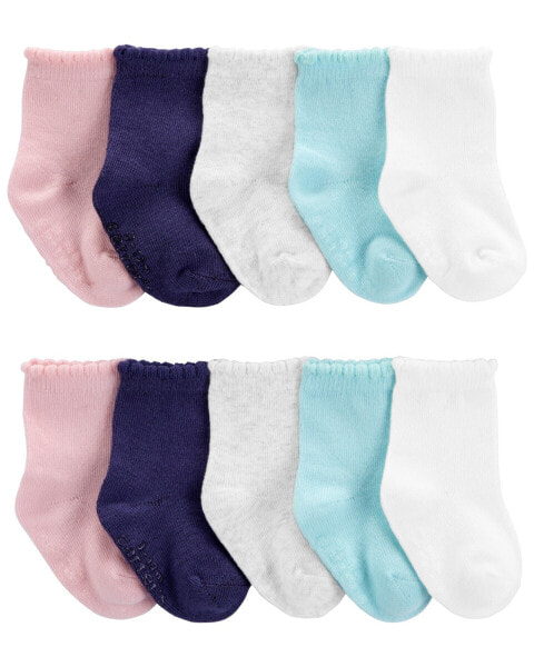 Baby 10-Pack Crew Socks 3-12M