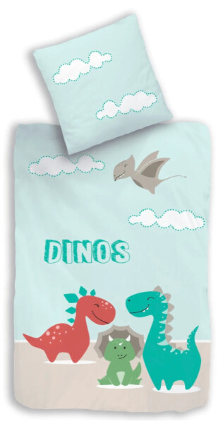 Детский комплект постельного белья MTOnlinehandel Динозавры