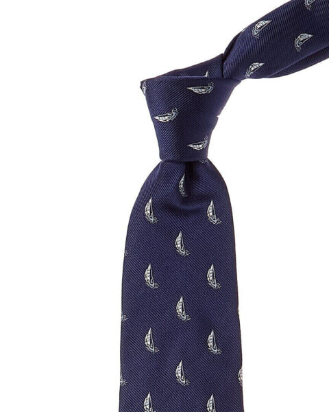 J.Mclaughlin Sail Boat Italian Tie Men's Os