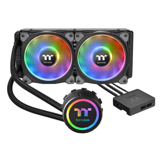 Thermaltake Floe DX RGB 240 TT Premium Edition - All-in-one liquid cooler - 42.45 cfm - Black