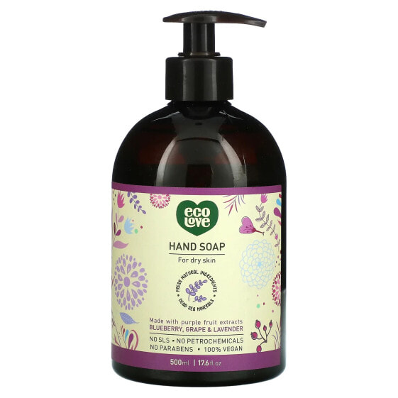 Hand Soap, Blueberry, Grape & Lavender, 17.6 fl o (500 ml)