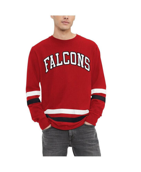 Men's Red, Black Atlanta Falcons Nolan Long Sleeve T-shirt