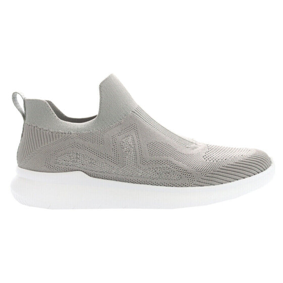 Propet Travelbound Slip On Knit Womens Grey Sneakers Casual Shoes WAT104MGRY