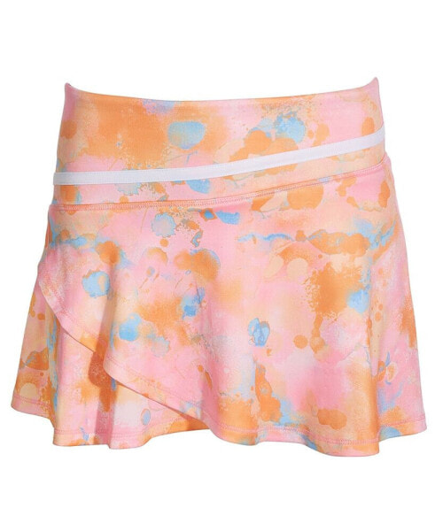 Big Girls Dreamy Bubble Patterned Asymmetrical Skort, Created for Macy's