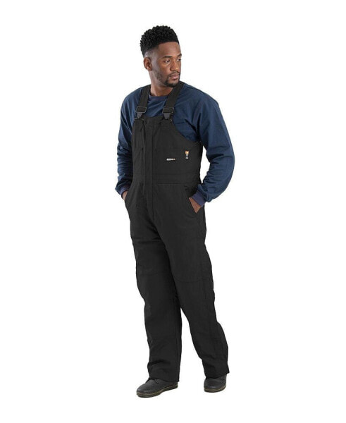 Men's Flame Resistant Duck Insulated Bib Overall