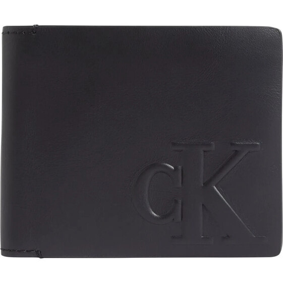 CALVIN KLEIN JEANS Logo Emboss Bifold W/Coin Wallet