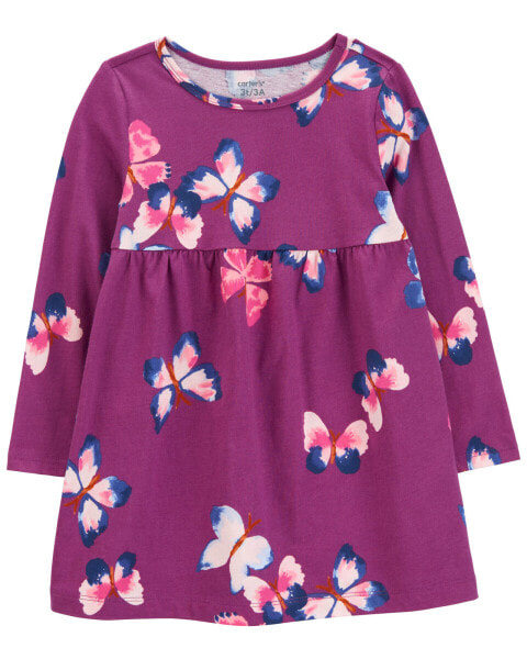 Toddler Butterfly Jersey Dress 4T