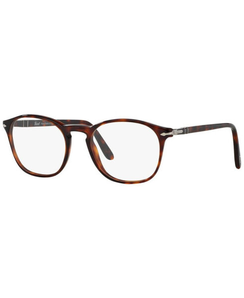 PO3007V Men's Square Eyeglasses