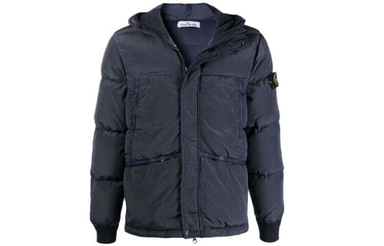 Пуховик Stone Island Metal Nylon Navy Boosted Down Jacket