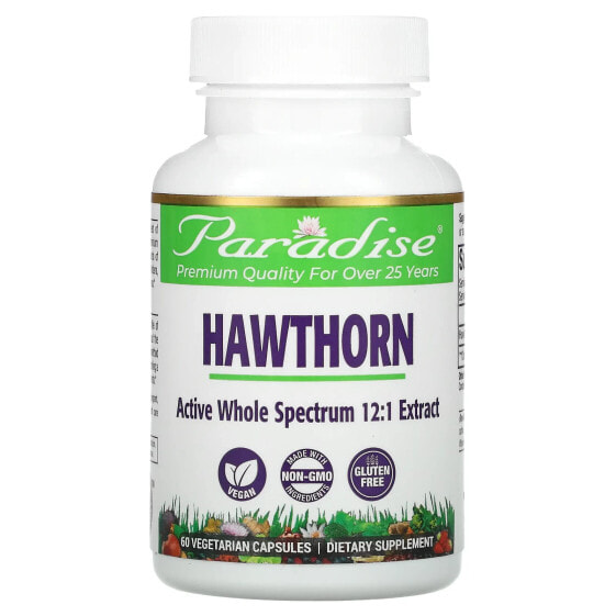 Hawthorn, 60 Vegetarian Capsules