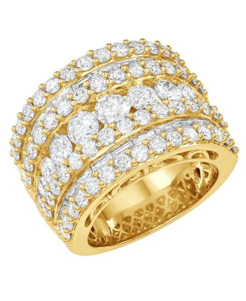 Кольцо Macy's Diamond Five Row Band 5ct. 14k Gold