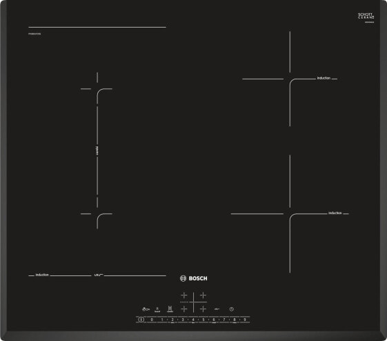 Варочная панель BOSCH Serie 6 PVS651FC5E индукционная керамическая