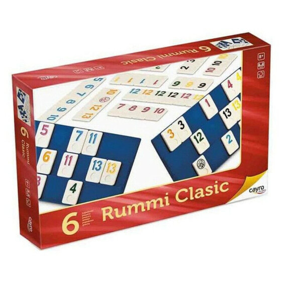 Настольная игра для детей Cayro Rummi Classic (ES-PT-EN-FR-IT-DE) (ES-PT-EN-FR-IT-GR) 35 x 26 x 6 см