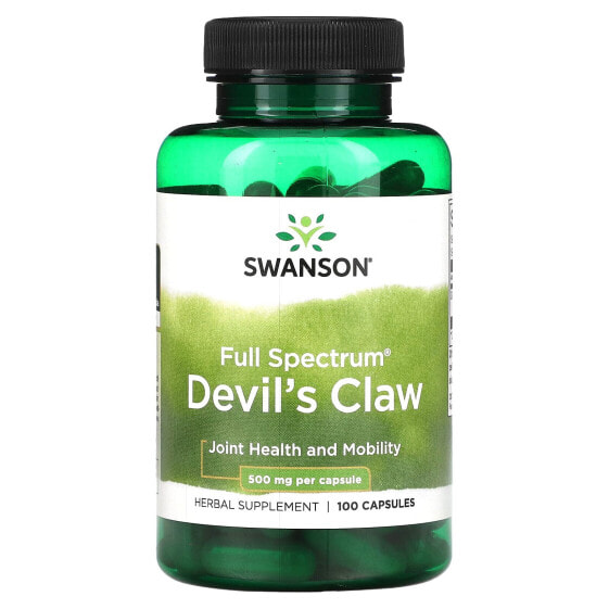 Full Spectrum Devil's Claw, 500 mg, 100 Capsules