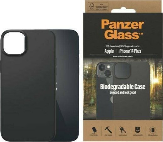 PanzerGlass PanzerGlass Biodegradable Case iPhone 14 Plus 6,7" czarny/black 0419