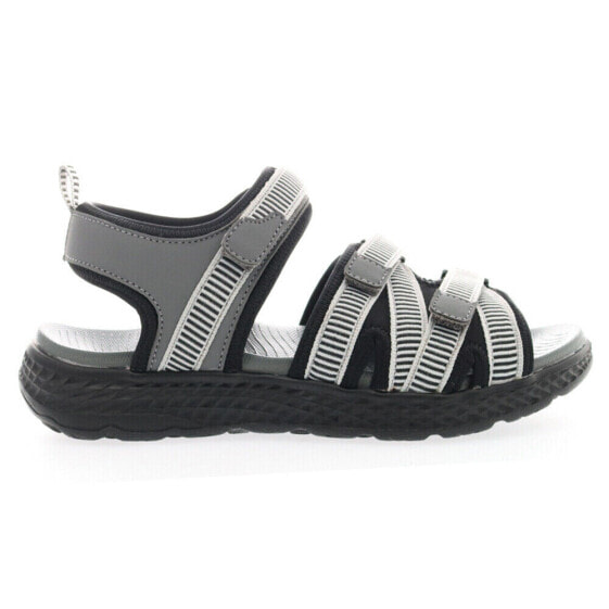 Propet Travelactiv Adventure Strappy Womens Grey Casual Sandals WST043P-LTGY
