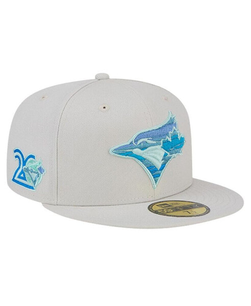 Men's Khaki Toronto Blue Jays Stone Mist 59FIFTY Fitted Hat