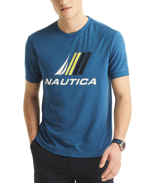 Men's Navtech Classic-Fit Logo Graphic Performance T-Shirt