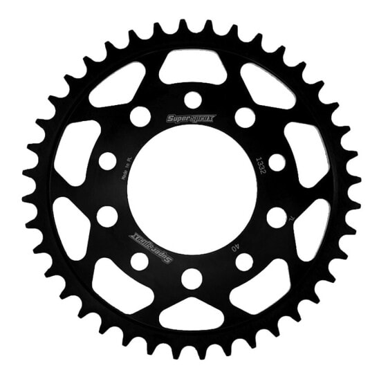 SUPERSPROX Steel Honda 525x40 RFE1332X40BLK Rear Sprocket