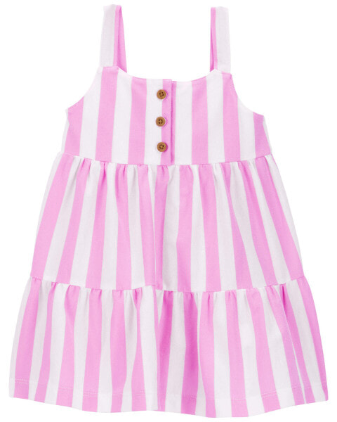 Baby Striped Tank Jersey Dress NB