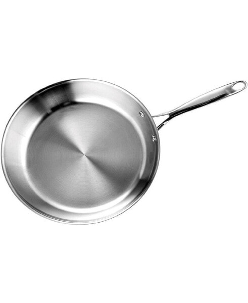 Multi-Ply Clad Stainless-Steel Fry Pan 10.5-inch