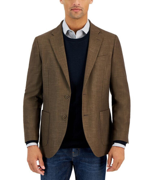 Men's Modern-Fit Active Stretch Woven Solid Sport Coat