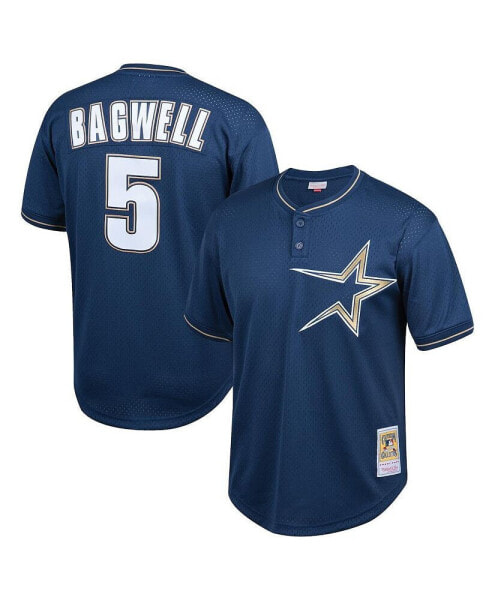 Boys Youth Jeff Bagwell Navy Houston Astros Cooperstown Collection Mesh Batting Practice Jersey