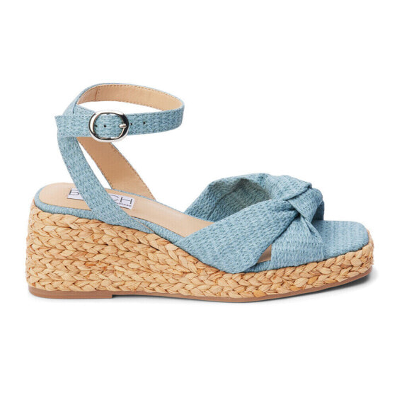 BEACH by Matisse Ibiza Espadrille Wedge Womens Blue Casual Sandals IBIZA-611