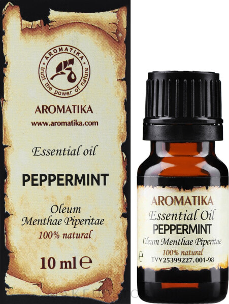 Ätherisches Bio-Pfefferminzöl - Aromatika 10 ml