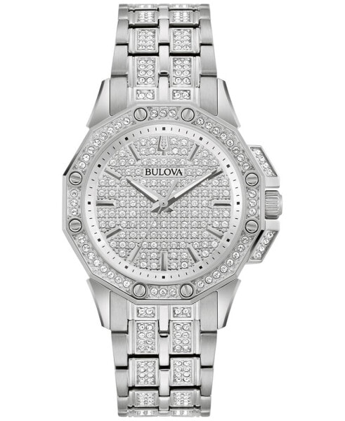 Women's Crystal Octava Stainless Steel Bracelet Watch 34mm