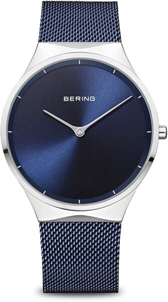 Bering unisex Armbanduhr Classic 38 mm Armband Milanaise 12138-307