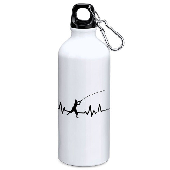 KRUSKIS Fishing Heartbeat 800ml Aluminium Bottle