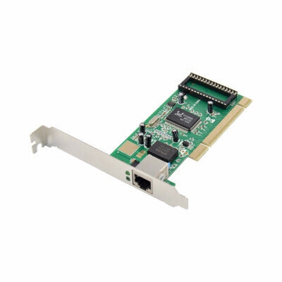 Exsys PCI 1Gigabit Network board incl. LP bracket (Realtek Chip-Set) - Internal - Wired - PCI - Ethernet - Green
