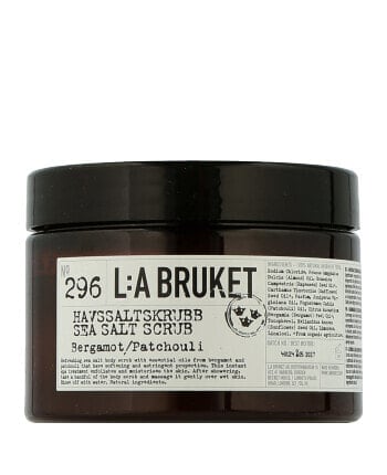 L:A BRUKET Cleansing 296 Sea Salt Scrub Bergamot/Patchouli (420 g)