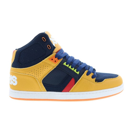 Osiris NYC 83 CLK 1343 2905 Mens Yellow Skate Inspired Sneakers Shoes