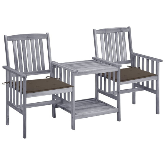 Набор садовой мебели Moselota Bistro Set K330 - серый, графитovyй 159 x 61 x 92 см (L x B x H)