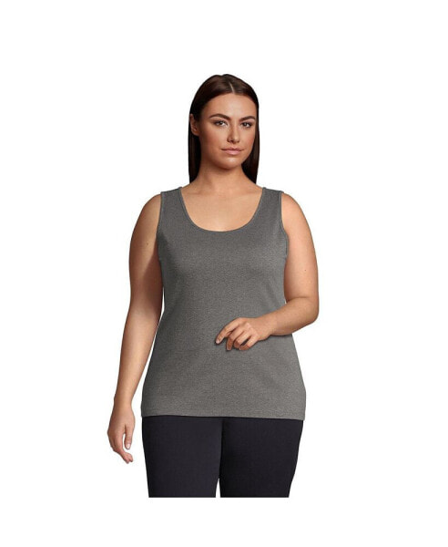 Plus Size Cotton Tank Top