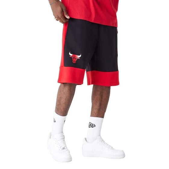 NEW ERA NBA Colour Block Chicago Bulls sweat shorts