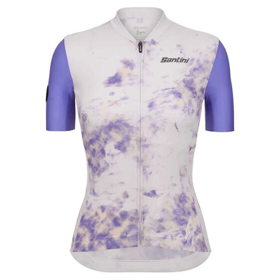 SANTINI Marble Slim Fit short sleeve jersey