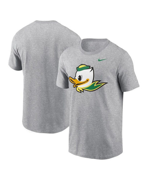 Men's Heather Gray Oregon Ducks Primetime Evergreen Alternate Logo T-Shirt