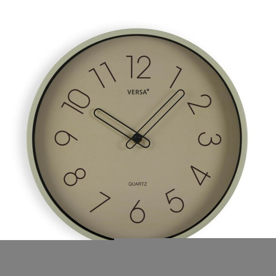 Wall Clock Versa Yellow Plastic Quartz 4 x 30 x 30 cm