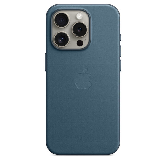 Чехол Apple FineWoven Case mit MagSafe для iPhone 15 Pro, синий