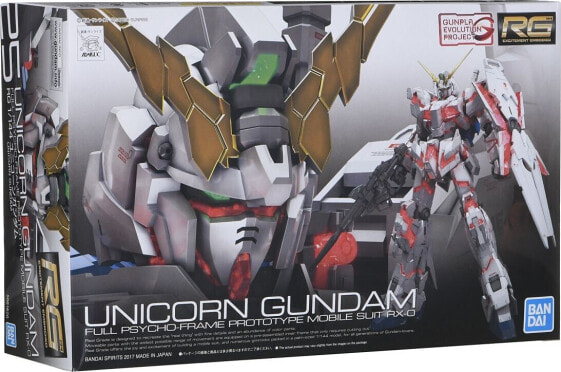 Figurka RG 1/144 UNICORN GUNDAM BL