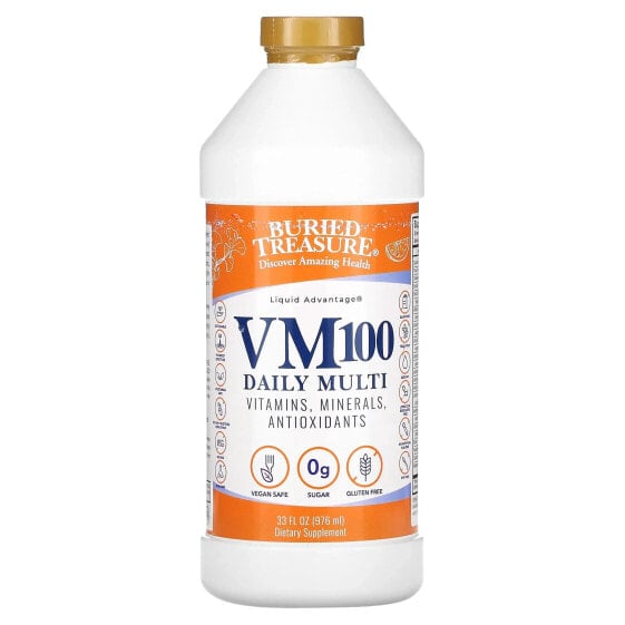 Liquid Advantage, VM100 Daily Multi, Orange Zest, 32 fl oz (976 ml)